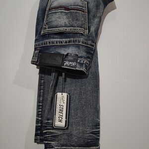 True Religion Men’s Straight Jeans | 34x32 | Blue Denim | NWT Stretch